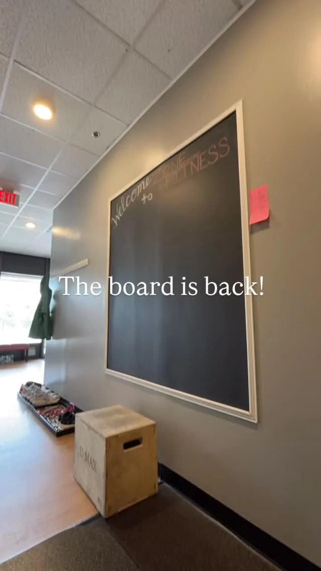 Morgan is back AND taking care of business!🏋️☀️🌊

New information is up on the chalk board today! Come on it and check it all out! 💪🎨🖌️

#zonefitnesschelmsford #zonefitness #strengthtraining #chelmsfordma #getmotivated