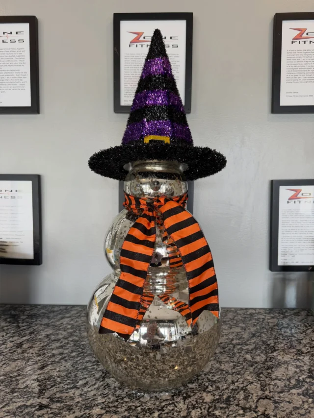🎃 Hello, October!

The Zone snowman has officially traded winter for witch season. 😂🧙‍♀️

New month, new season… and apparently a new wardrobe at Zone.

Happy October from all of us at Zone Fitness! 💜🖤
